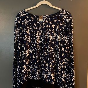 Anne Klein animal bring blouse